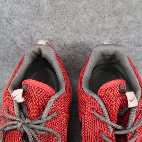Nike Shoes Mens 13 Roshe One Casual Sneakers Athletic Trainer Red Black Running - Picture 3 of 13